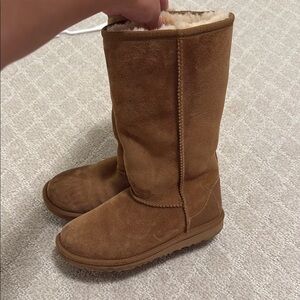Cozy Tan Suede Boots